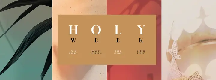 Holy Week Light: facebook cover