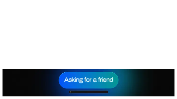 Asking for a Friend: lower third