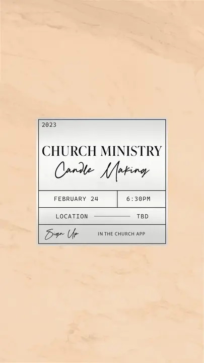 Church Candle Making: story