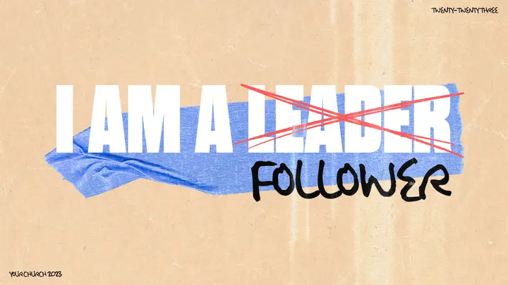 I Am A Follower: HD slide
