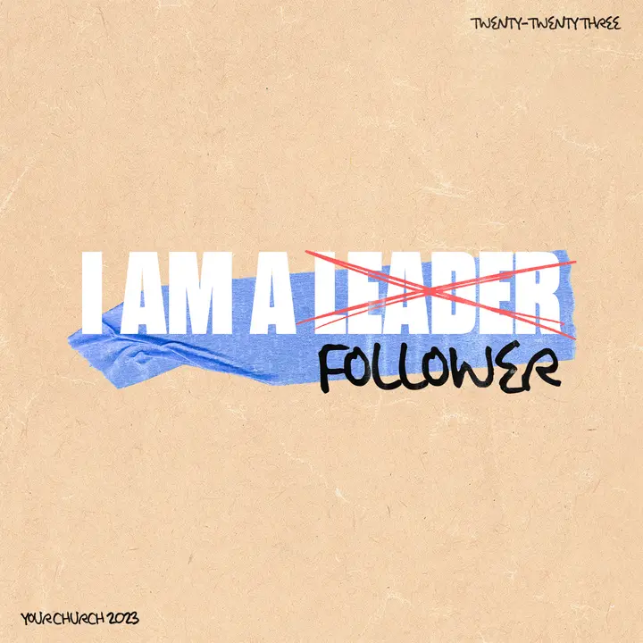 I Am A Follower: social post