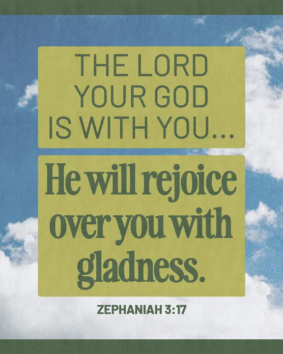 He Will Rejoice Over You: social post