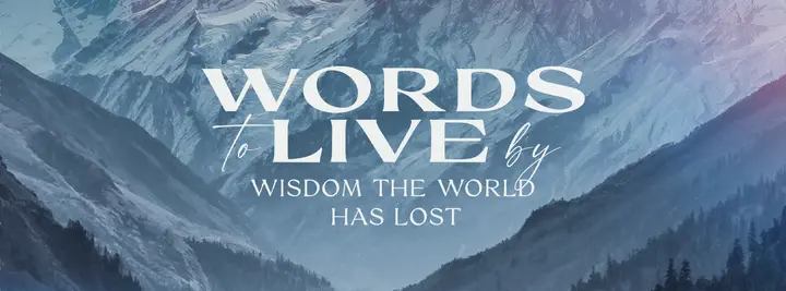 Words To Live By: facebook cover