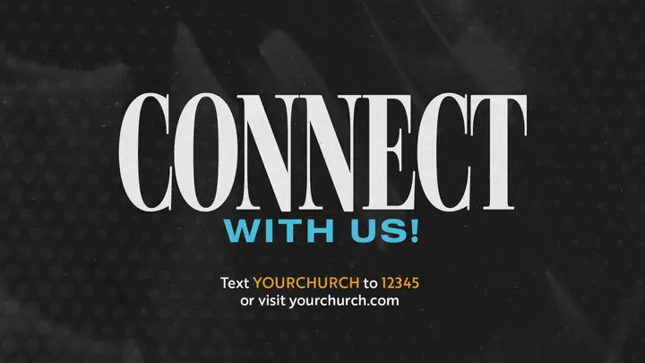 Connect With Us: HD slide