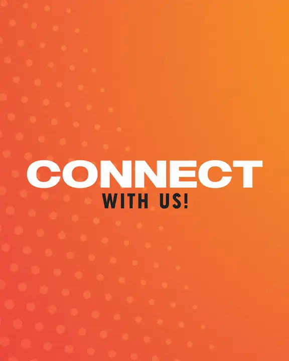 Connect With Us: social post