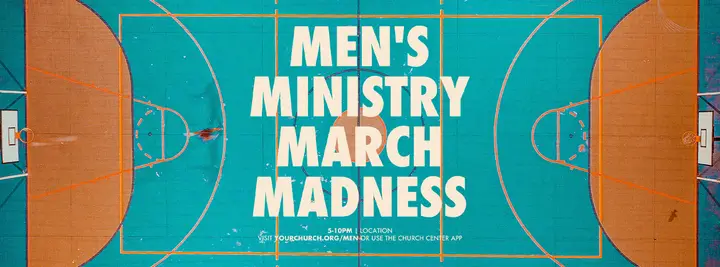 Men’s Ministry March Madness: facebook cover