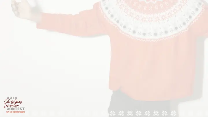 Ugly Christmas Sweater Contest: notes slide