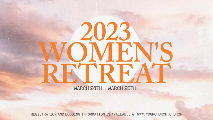 Women’s Retreat: HD slide