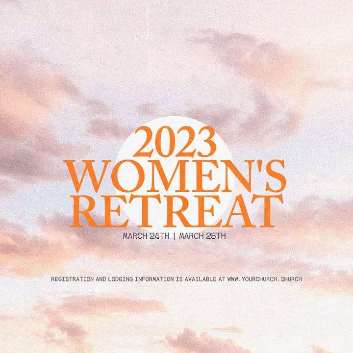 Women’s Retreat: social post