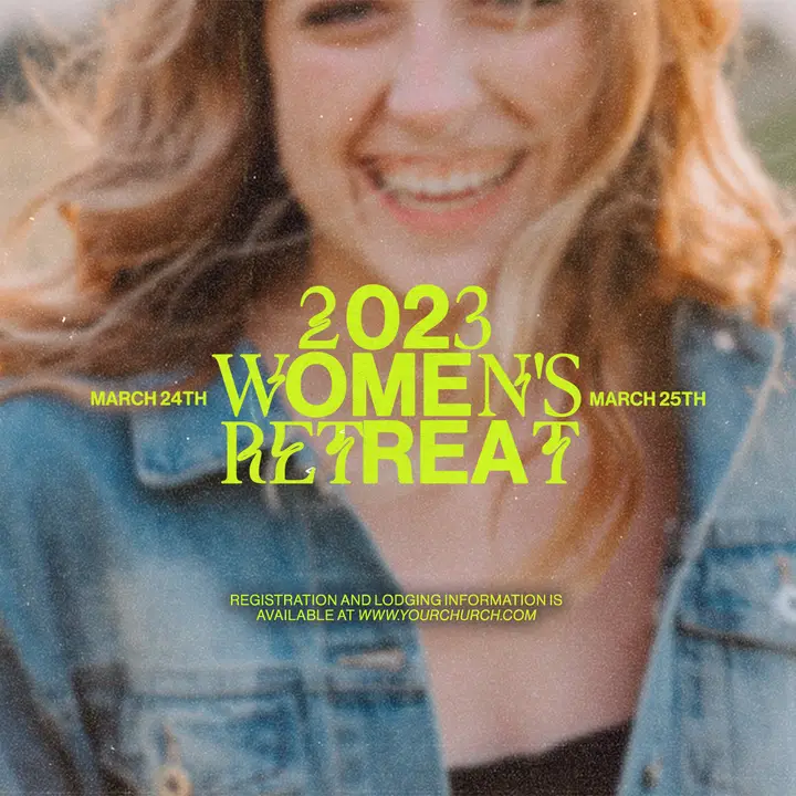 Women’s Retreat: social post