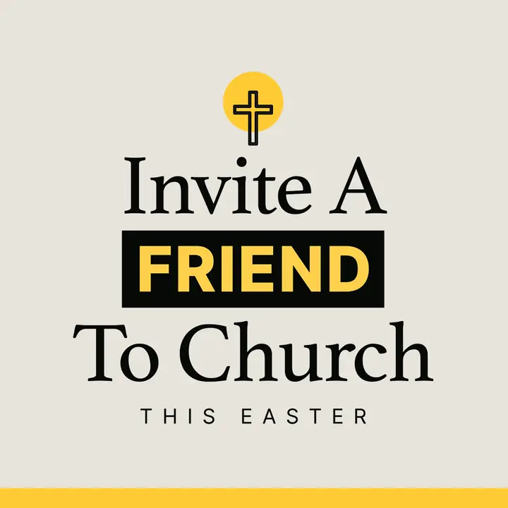 Invite A Friend Easter: social post