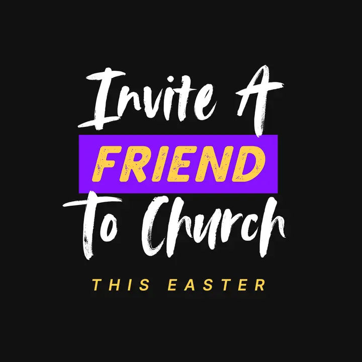 Invite A Friend Easter: social post