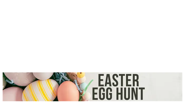 Free Easter Egg Hunt: lower third