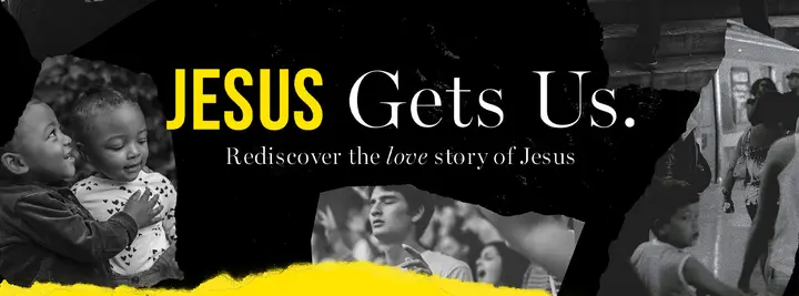 Jesus Gets Us: facebook cover