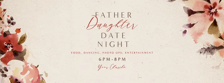 Father Daughter Date Night: facebook cover