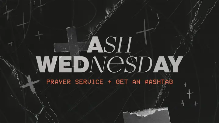Ash Wednesday Ashtag: title slide