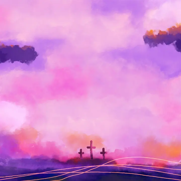 Welcome: Watercolor Lent Collection: social post 1
