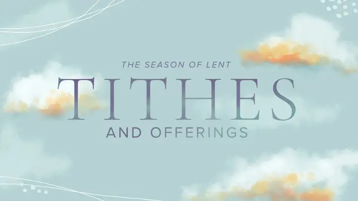 Tithes: Watercolor Lent Collection: slide