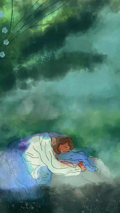 Prayer Gethsemane: Watercolor Lent Collection: story 1