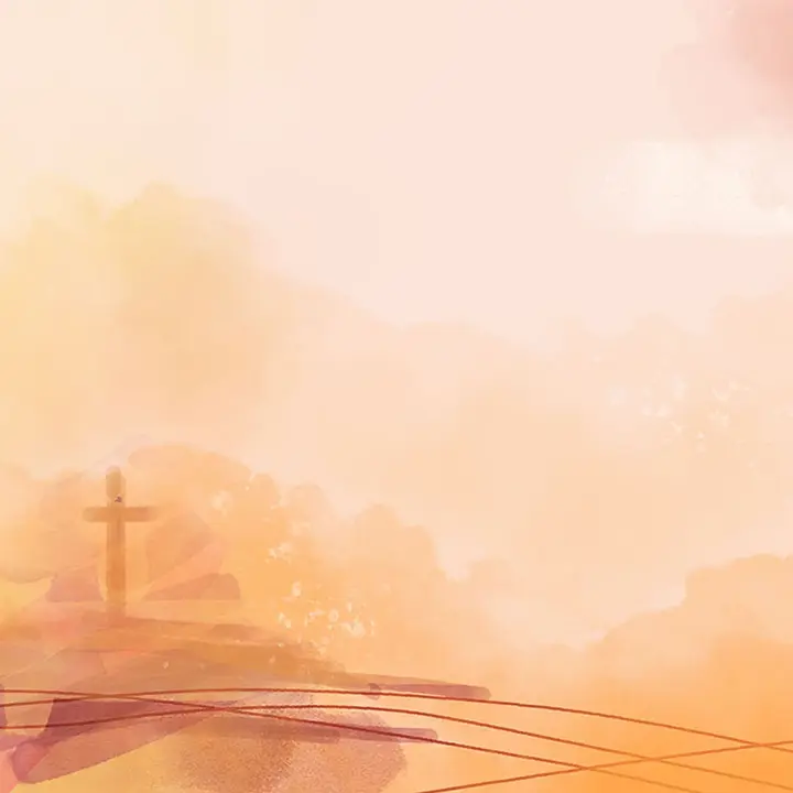 Go In Peace: Watercolor Lent Collection: social post 1