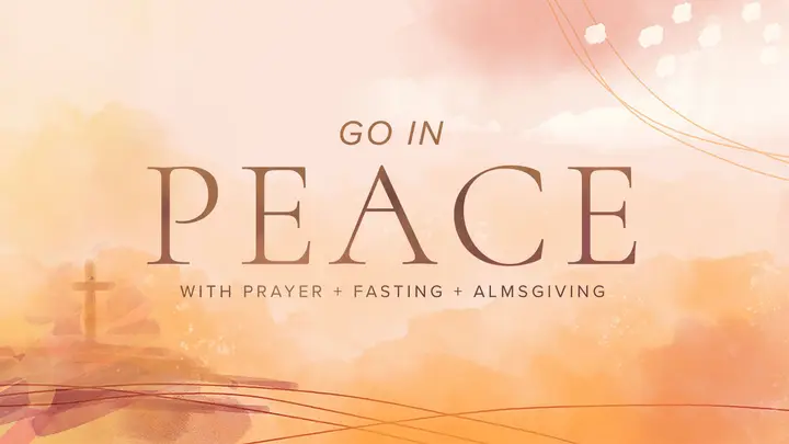 Go In Peace: Watercolor Lent Collection: title slide 2