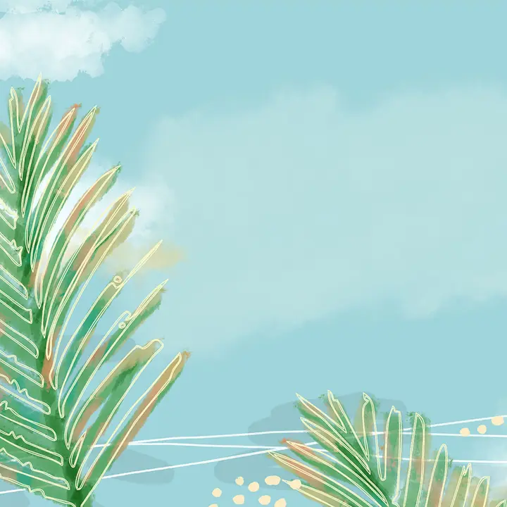 Palm Sunday: Watercolor Lent Collection: social post 1