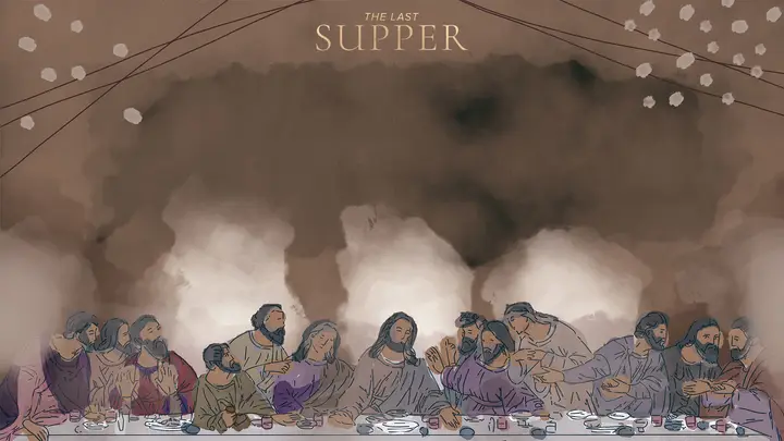 Last Supper: Watercolor Lent Collection: notes slide 2