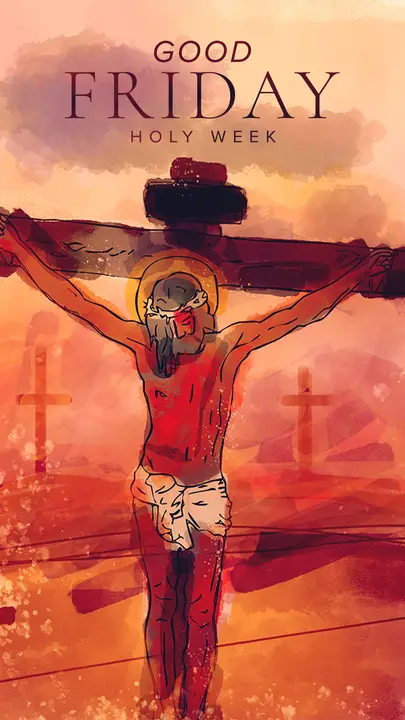 Good Friday: Watercolor Lent Collection: story 2