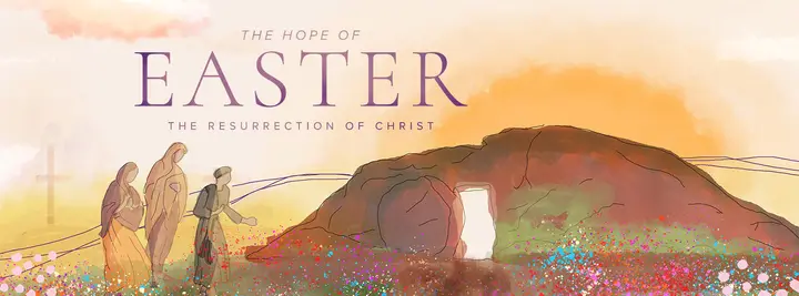 Easter Tomb: Watercolor Lent Collection: facebook cover 2