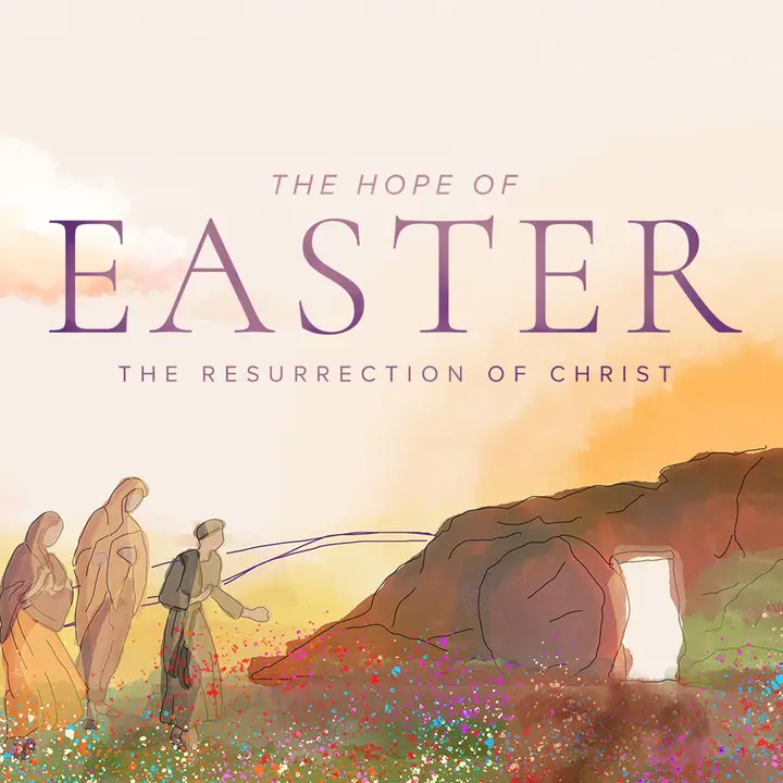 Easter Tomb: Watercolor Lent Collection: social post 2