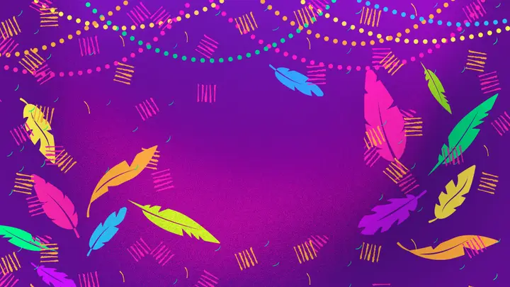 Mardi Gras Party: 4K slide · blank