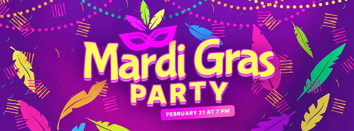 Mardi Gras Party: facebook cover