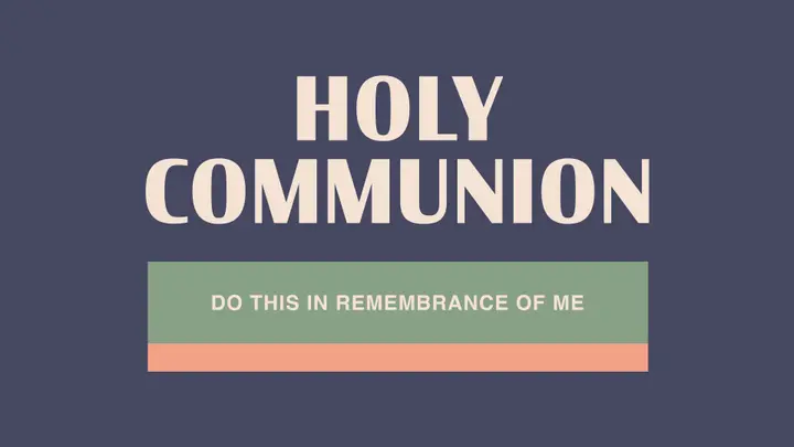 Color Blocks Slide Pack: holy communion slide