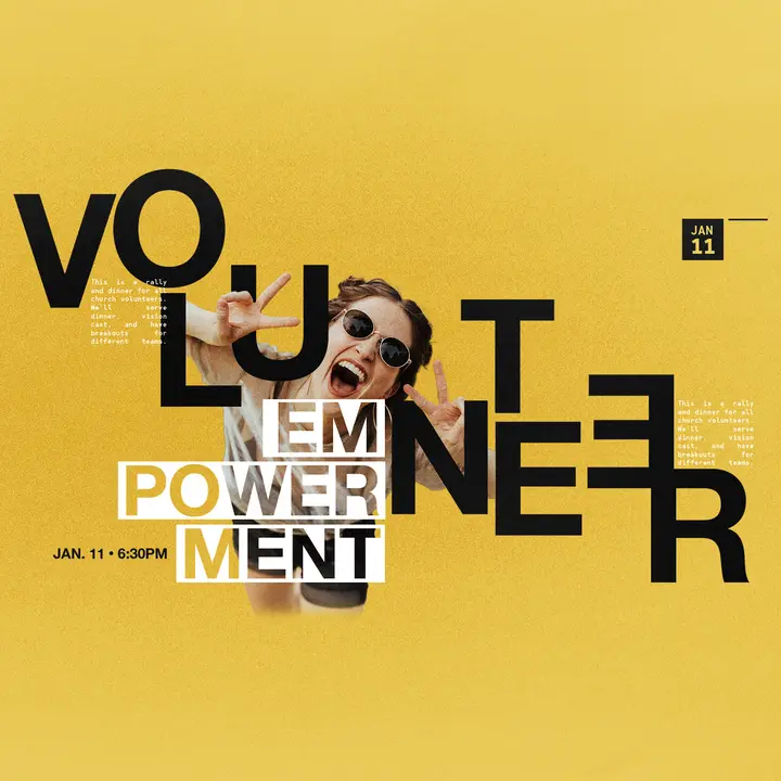 Volunteer Empowerment: social post