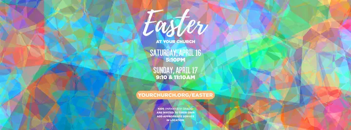 Easter At Your Church: facebook cover