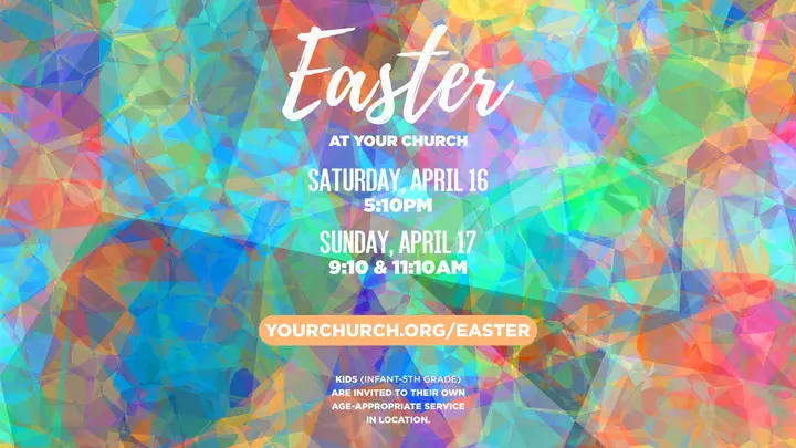Easter At Your Church: HD slide