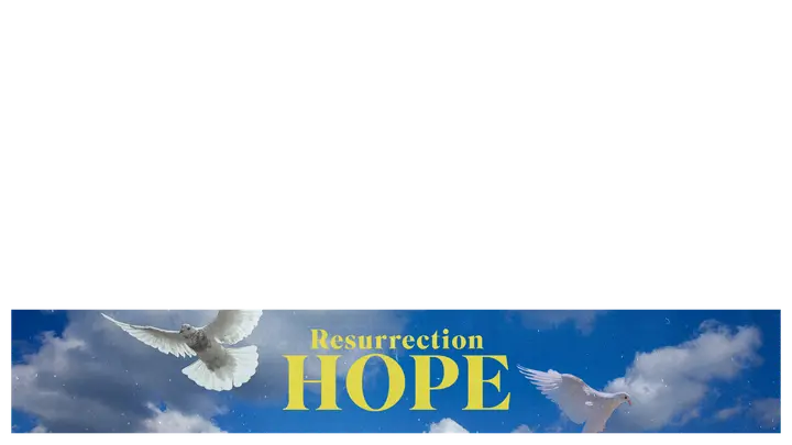 Resurrection Hope: lower third