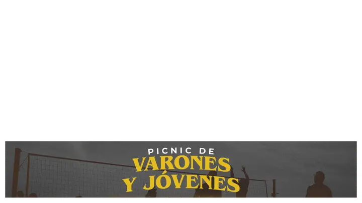 Picnic De Varones Y Jovenes: lower third