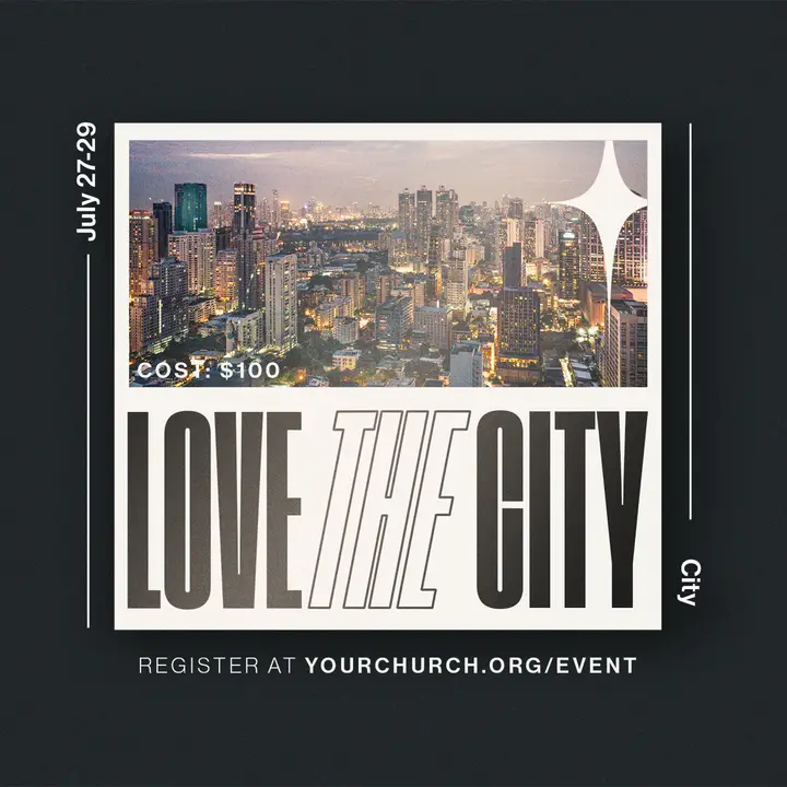 Love The City: social post