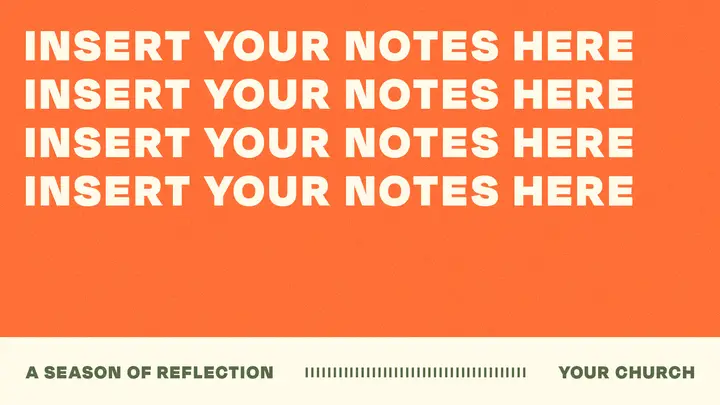 Lent Palms: notes slide