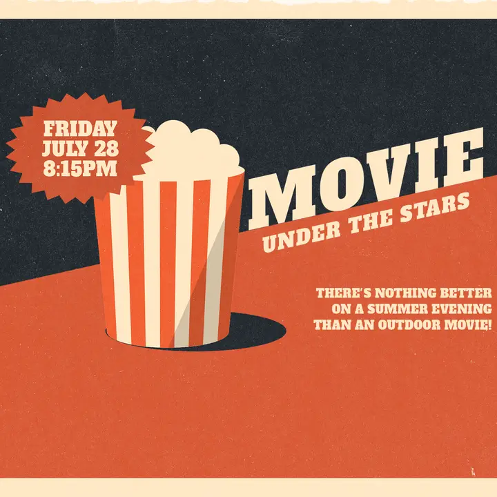 Movie Under The Stars: social post