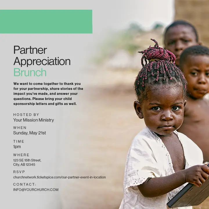Partner Appreciation Brunch: social post