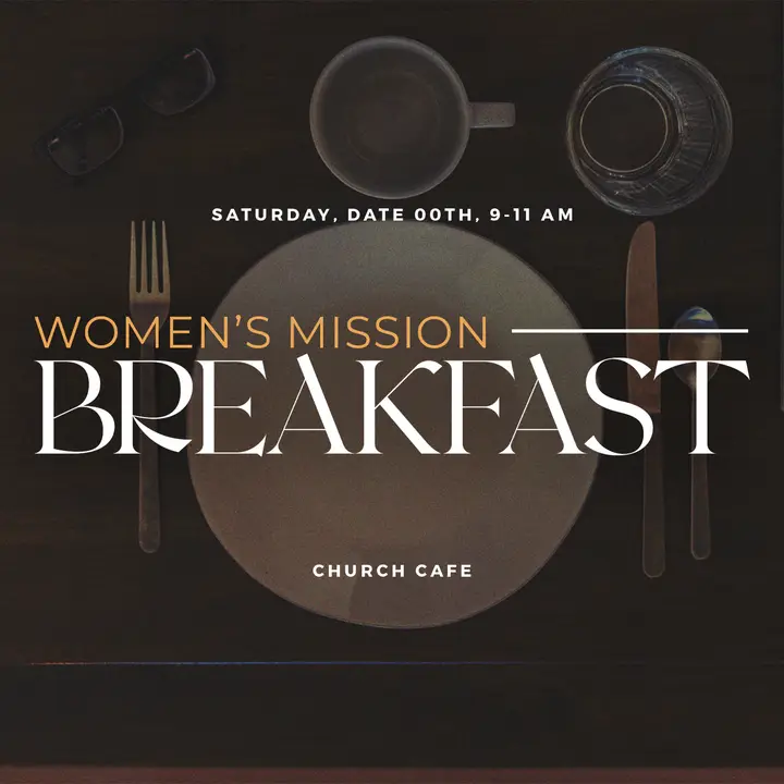 Women’s Mission Breakfast: social post