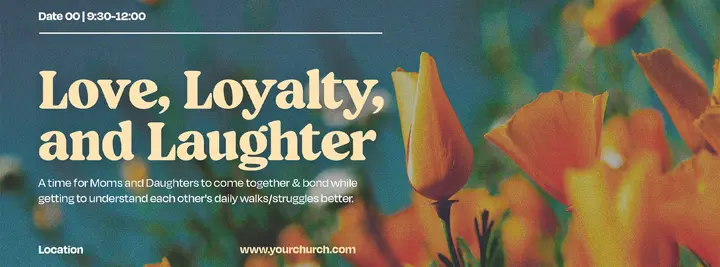 Love, Loyalty And Laughter: facebook cover