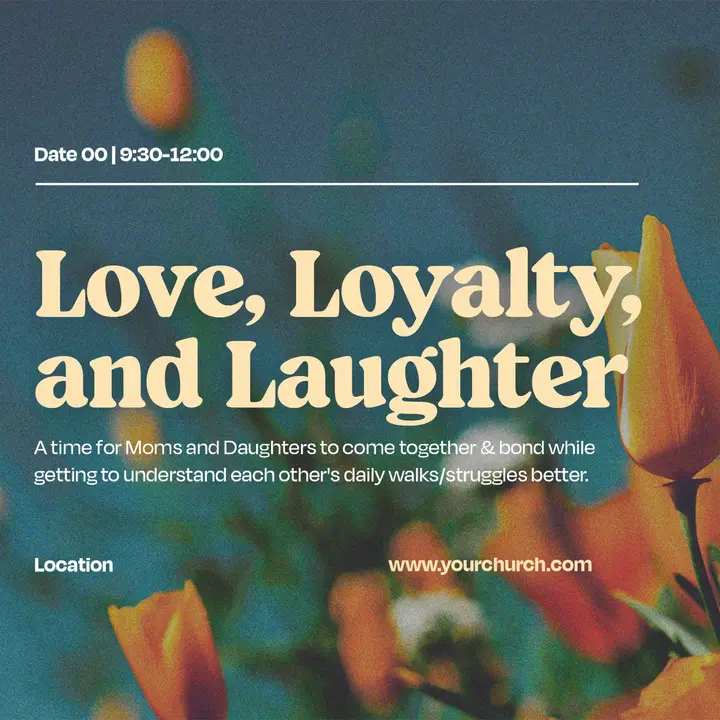 Love, Loyalty And Laughter: social post