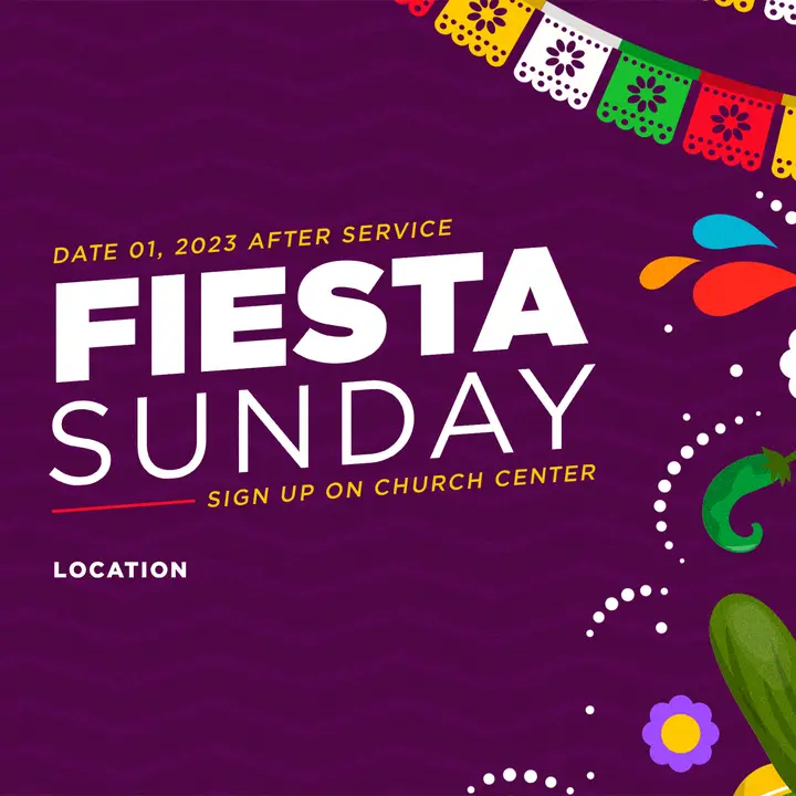 Fiesta Sunday: social post