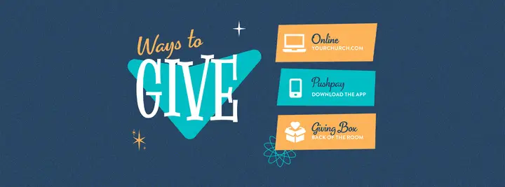 Ways To Give: facebook cover