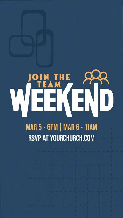 Join The Weekend Team: story