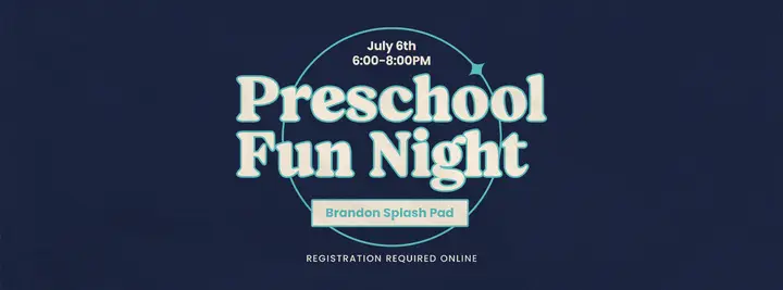 Preschool Fun Night: facebook cover