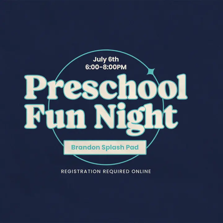 Preschool Fun Night: social post